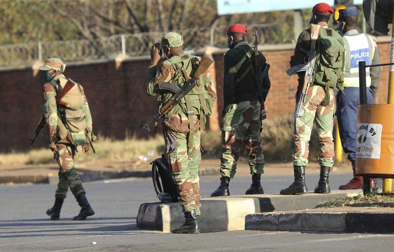 ZIMBABWE: LOOMING MILITARY COUP SEEKS OPPOSITION SUPPORT