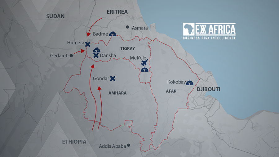ETHIOPIA: INCREASINGLY ETHNIC CONFLICT RISKS SPIRALLING INTO REGIONAL WAR